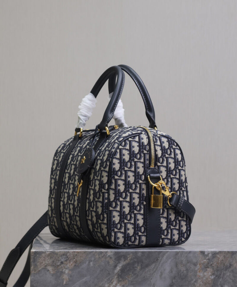 Christian Dior Groove 25 Bag Dark Blue
